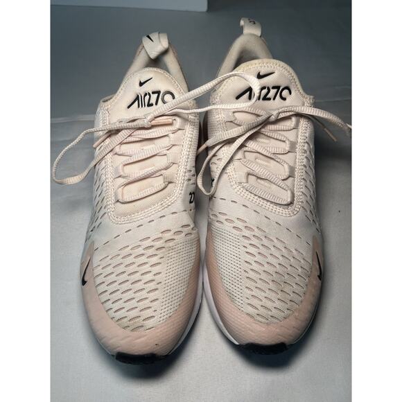 Nike Air Max 270 Size 9.5 AH6789-604 "Light Pink/White/Black" Women's Sneakers - Picture 2 of 10